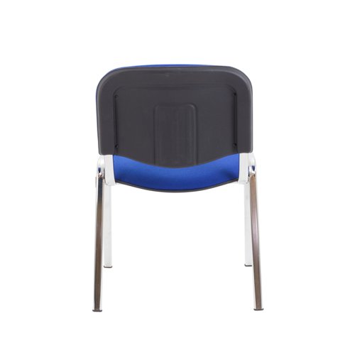 Club Chair with Chrome Royal Blue PU/Chrome