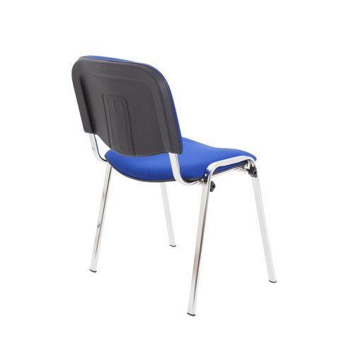 Jemini Ultra Multipurpose Stacking Chair 532x585x805mm Chrome/Blue KF03349