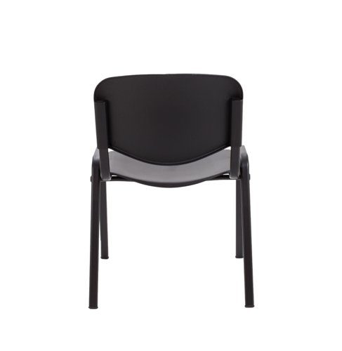 Introducing our new canteen chair, designed to provide maximum comfort and durability in shared dining spaces. The wipe clean feature ensures easy maintenance and hygiene. The robust powder-coated black frame provides stability and strength, making it perfect for high traffic areas. The polypropylene seat and back offer a comfortable seating experience, while the sleek design adds a touch of elegance to any space. Whether you're looking for a chair for your canteen, cafeteria, or break room, our canteen chair is the perfect choice. Invest in a chair that will last for years to come and provide your employees or customers with a comfortable and stylish seating option.