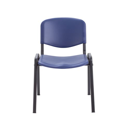 Trexus Stacking Chair Polypropene with Seat W480xD450xH460mm Black 
