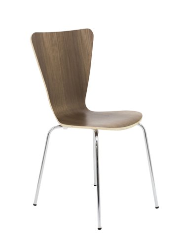 Picasso Walnut Wood Canteen Chair Stackable CH0514WA