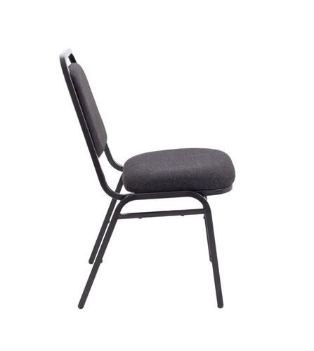 First Banqueting Chair 445x535x845mm Charcoal KF79934
