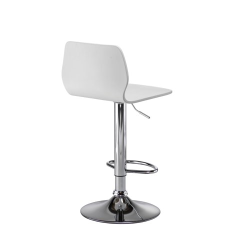 CH0670WH Stork Gas Lift Stool White