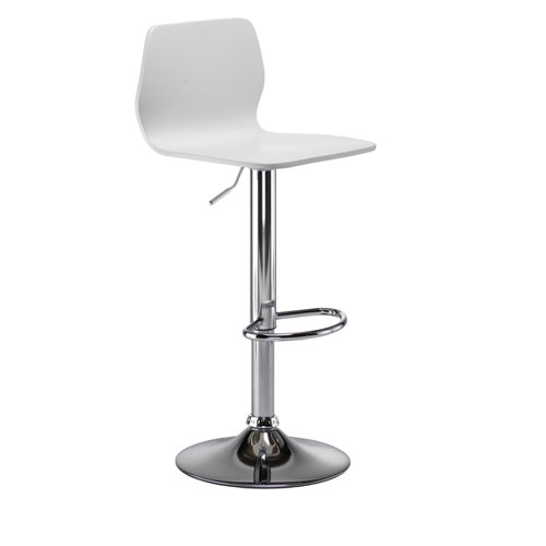 Stork Gas Lift Stool White