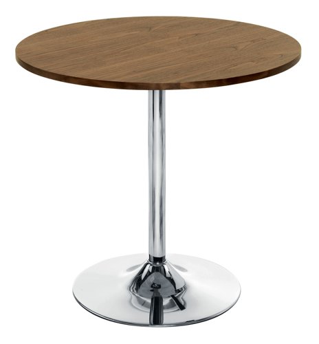 Ellipse Trumpet Base Table 800mm Walnut