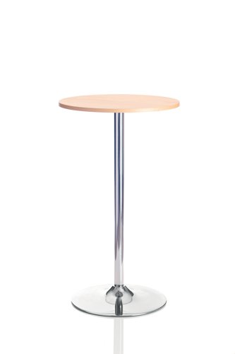 Astral 600mm Wide Table With Trumpet Frame - Beech