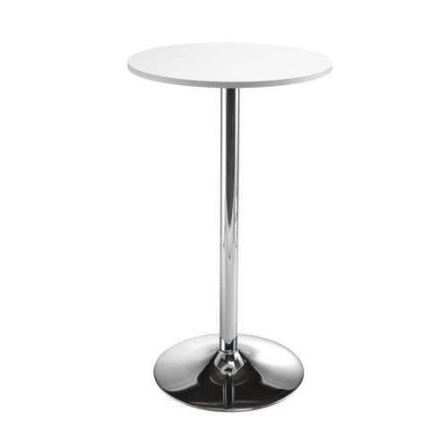 Astral Table with Trumpet Frame : 600mm : White
