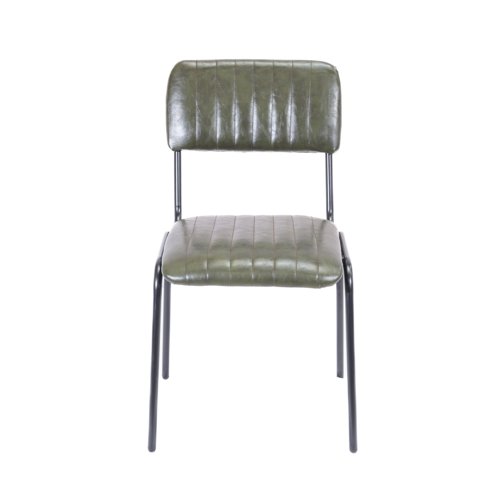 Tavern Side Chair Green PU