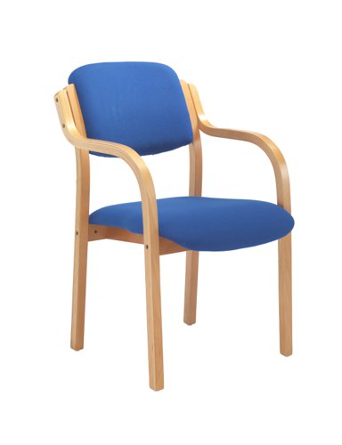 Renoir Chair with Arms Royal Blue