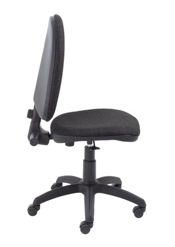 Jemini Sheaf High Back Operator Chair 600x600x1000-1130mm Charcoal KF50172