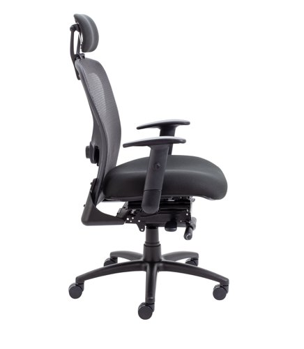 Strata High-Back Task Chair with Seat Slide Black