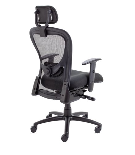 Strata High-Back Task Chair with Seat Slide Black