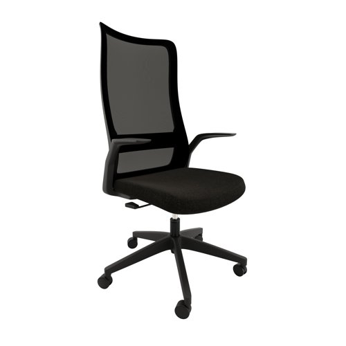 Trek Mesh Back Chair Black