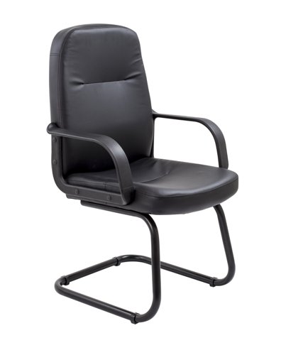 Canasta Visitor Chair Black PU