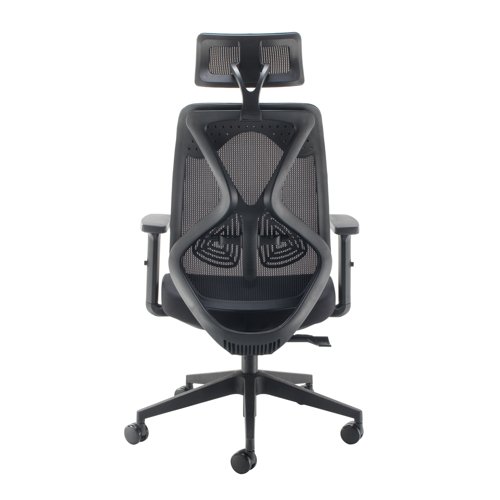 MALDINI HIGH BACK OFFICE CHAIR BLACK/BLACK