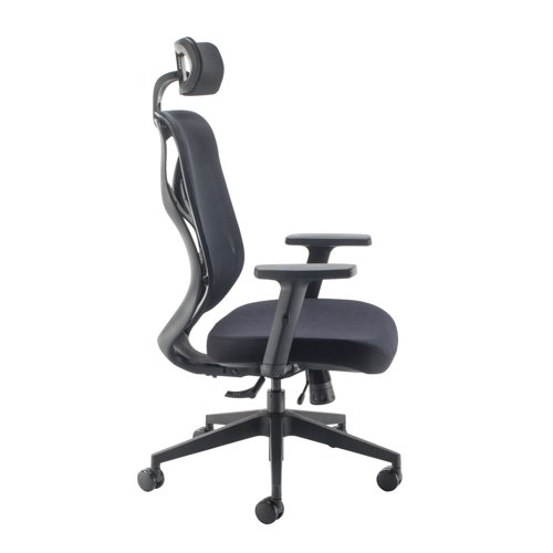 MALDINI HIGH BACK OFFICE CHAIR BLACK/BLACK