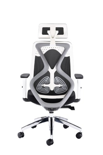 CH0782WH Maldini High Back Office Chair Black/White
