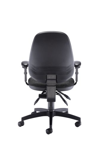 CH0801CH+AC1040 Concept Deluxe Chair With Adjustable Arms Charcoal