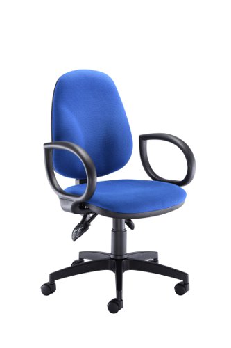 Concept Deluxe Chair Fixed Arms Royal Blue