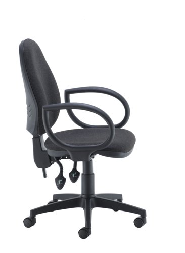 Concept Operator Chair High-Back Fixed Arms Charcoal