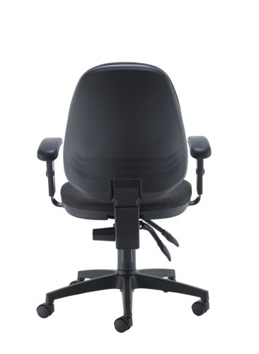 CH0802CH+AC1040 Concept High-Back Chair With Adjustable Arms Charcoal