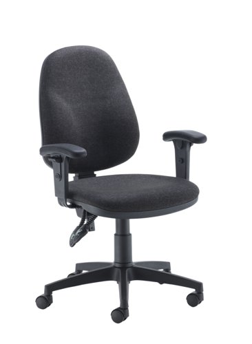 Concept Operator Chair High-Back Adjustable Arms Charcoal