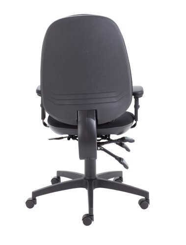 Maxi Ergo Chair with Lumbar Pump Adjustable Arms Black