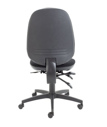 Maxi Ergo Chair with Lumbar Pump No Arms Black