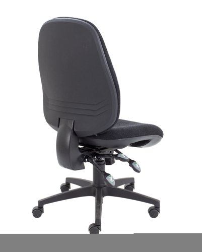 Maxi Ergo Chair with Lumbar Pump No Arms Charcoal