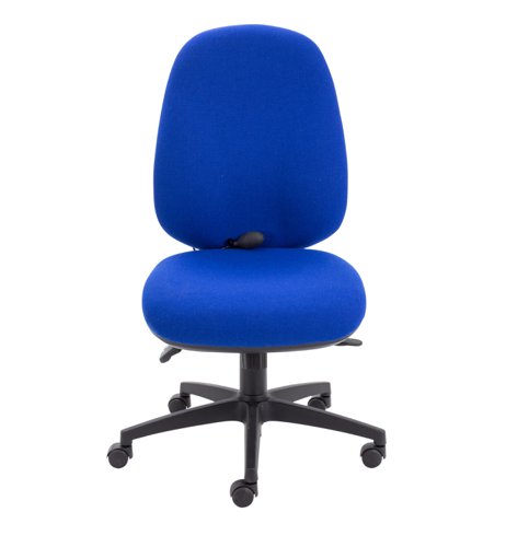 Maxi Ergo Chair with Lumbar Pump No Arms Royal Blue