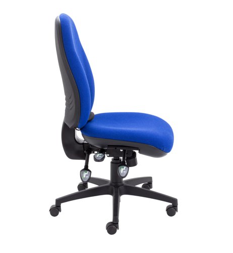 Maxi Ergo Chair with Lumbar Pump No Arms Royal Blue