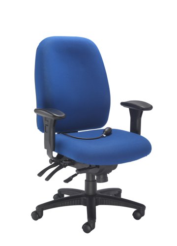 Posture Vista High Back Chair Royal Blue