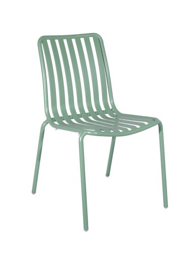 Breeze Aluminium Side Chair Fair Green