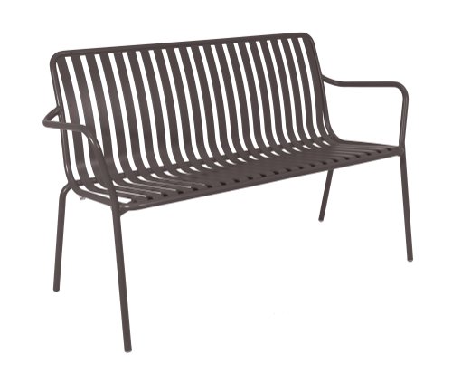 Breeze Aluminium 2 Seater Armchair Bench Standard Charcoal