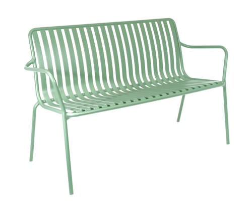 Breeze Aluminium 2 Seater Armchair Bench Standard Fair Green