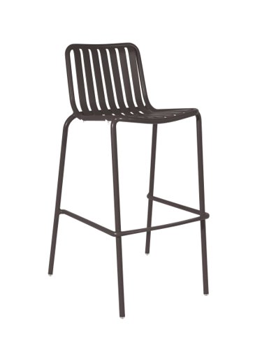 Breeze Aluminium Bar Chair Charcoal