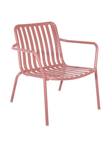 Breeze Aluminium Armchair Low Brick Dust