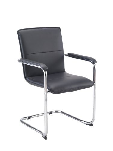 Pavia Visitor Chair Black PU