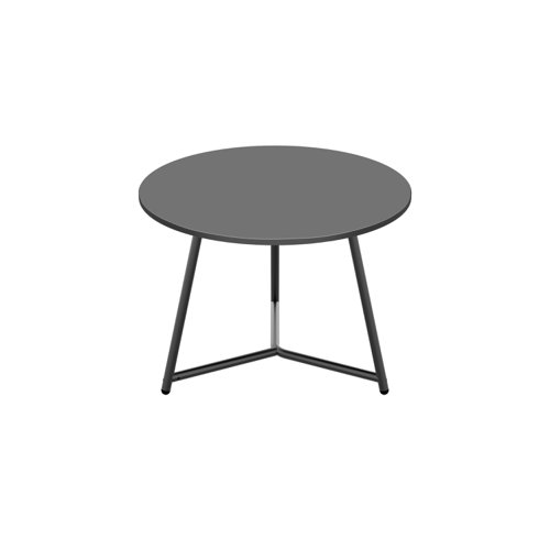 CH2583BKBK | The Trinity Table Low is the perfect solution for any meeting or collaborative space. With its tripod style frame, this table offers stability and durability for any environment. The round top is available in various finishes, allowing you to choose the perfect look for your space. The frame is available in black or white, making it easy to match any decor. Whether you're using it in a conference room, classroom, or office, the Trinity Table Low is the ideal choice. Its low profile design encourages collaboration and communication, while its sturdy construction ensures it will last for years to come. Upgrade your space with the Trinity Table Low today!