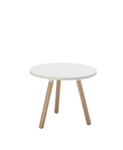 Tripod Table Small White