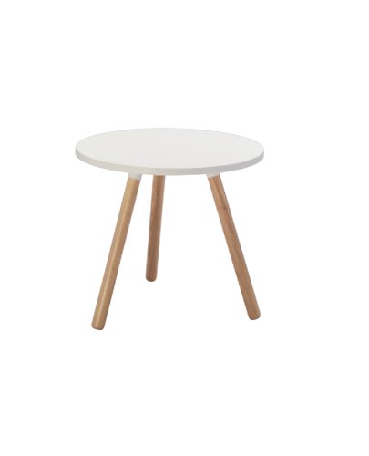 Tripod Table Medium White