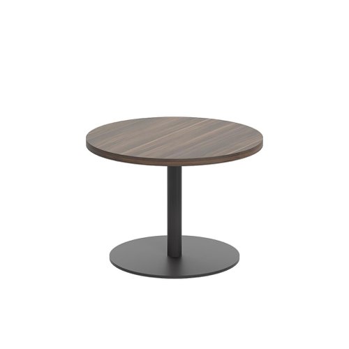 Contract Table Low (FSC) 600mm Dark Walnut/Black