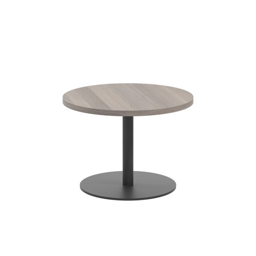 Contract Table Low 600mm Grey Oak/Black
