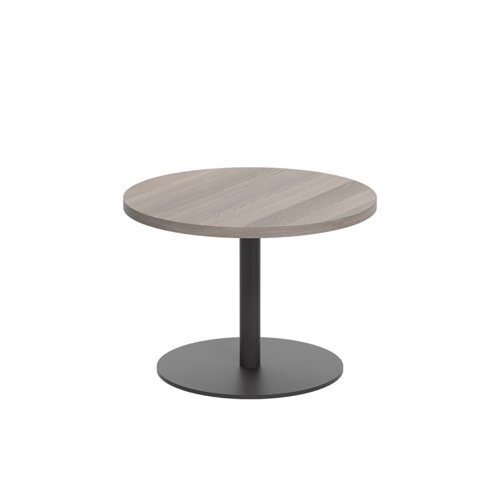 Contract Table Low (FSC) 600mm Grey Oak/Black