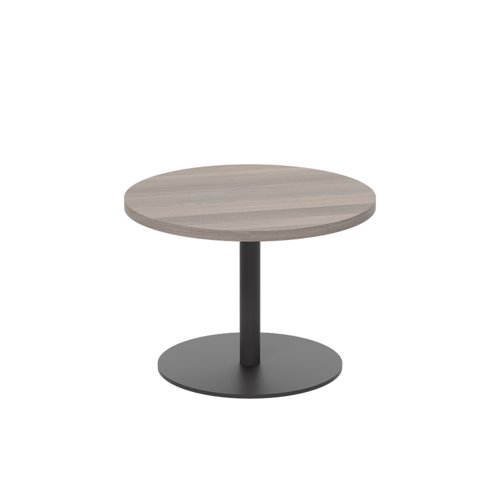 Contract Table Low (FSC) 600mm Grey Oak/Black