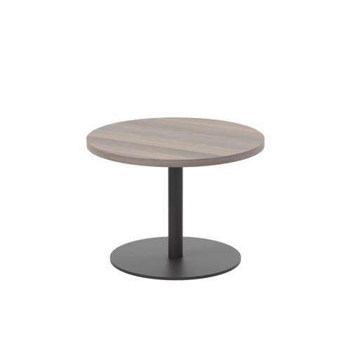 Contract Table Low (FSC) 600mm Grey Oak/Black