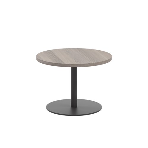 Contract Table Low (FSC) 600mm Grey Oak/Black