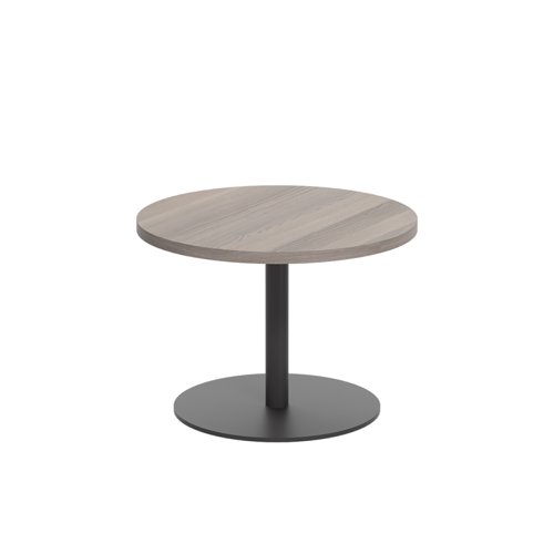 Contract Table Low 600mm Grey Oak/Black