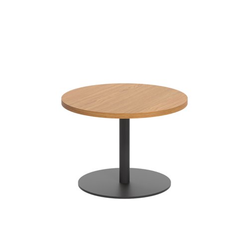 Contract Table Low (FSC) 600mm Nova Oak/Black