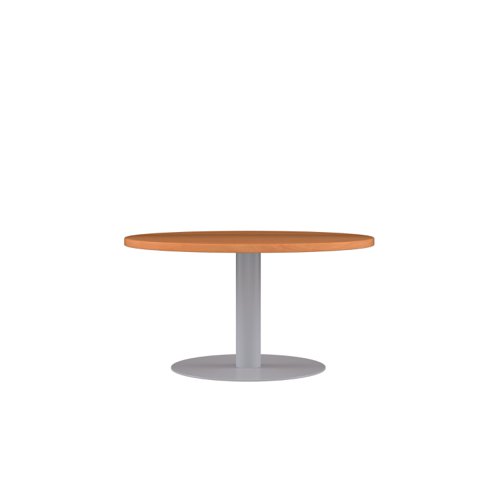 Contract Table Low 600mm Beech/Silver